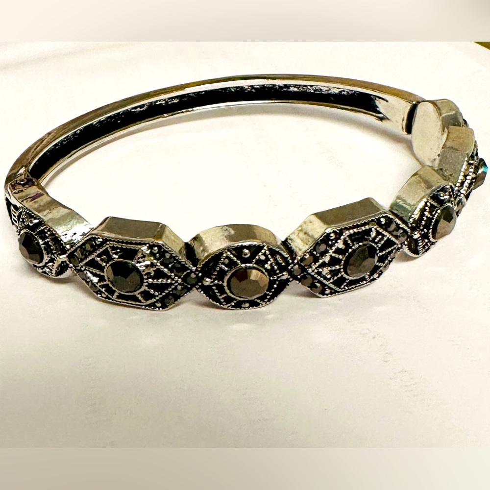 Elegant Silver-Tone Bracelet